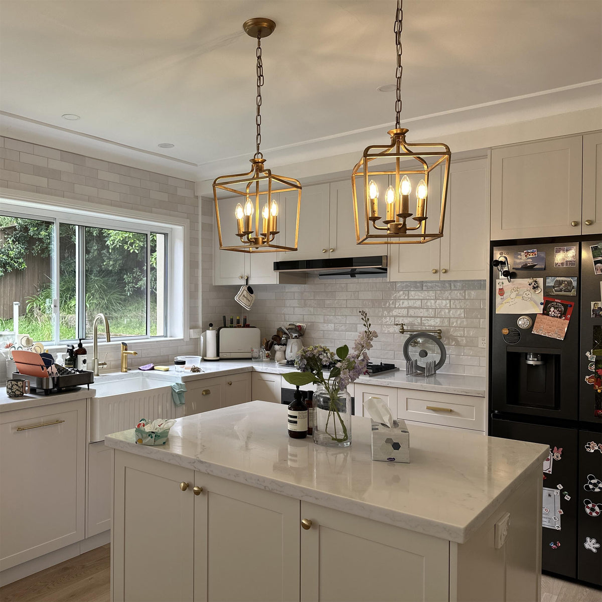 Lyra Postmodern Luxury Copper Crystal Chandelier