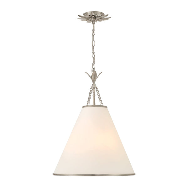 Aeon Brass Fabric Pendant Lamp