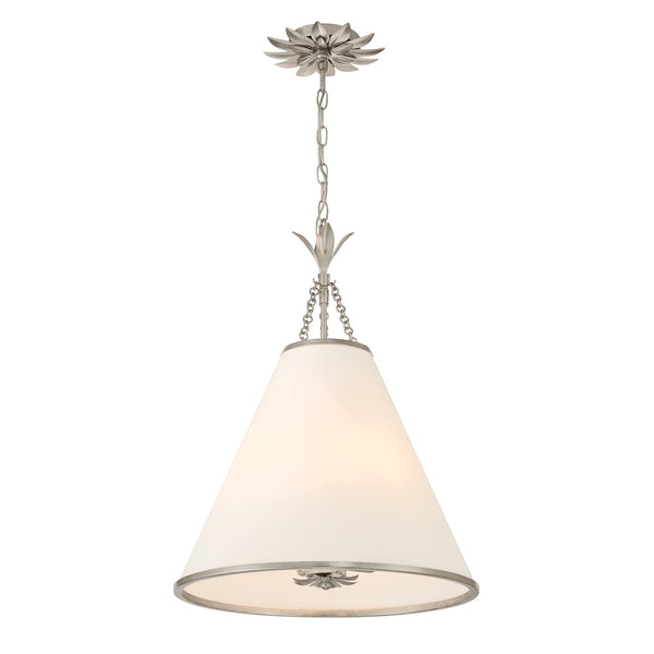 Aeon Brass Fabric Pendant Lamp