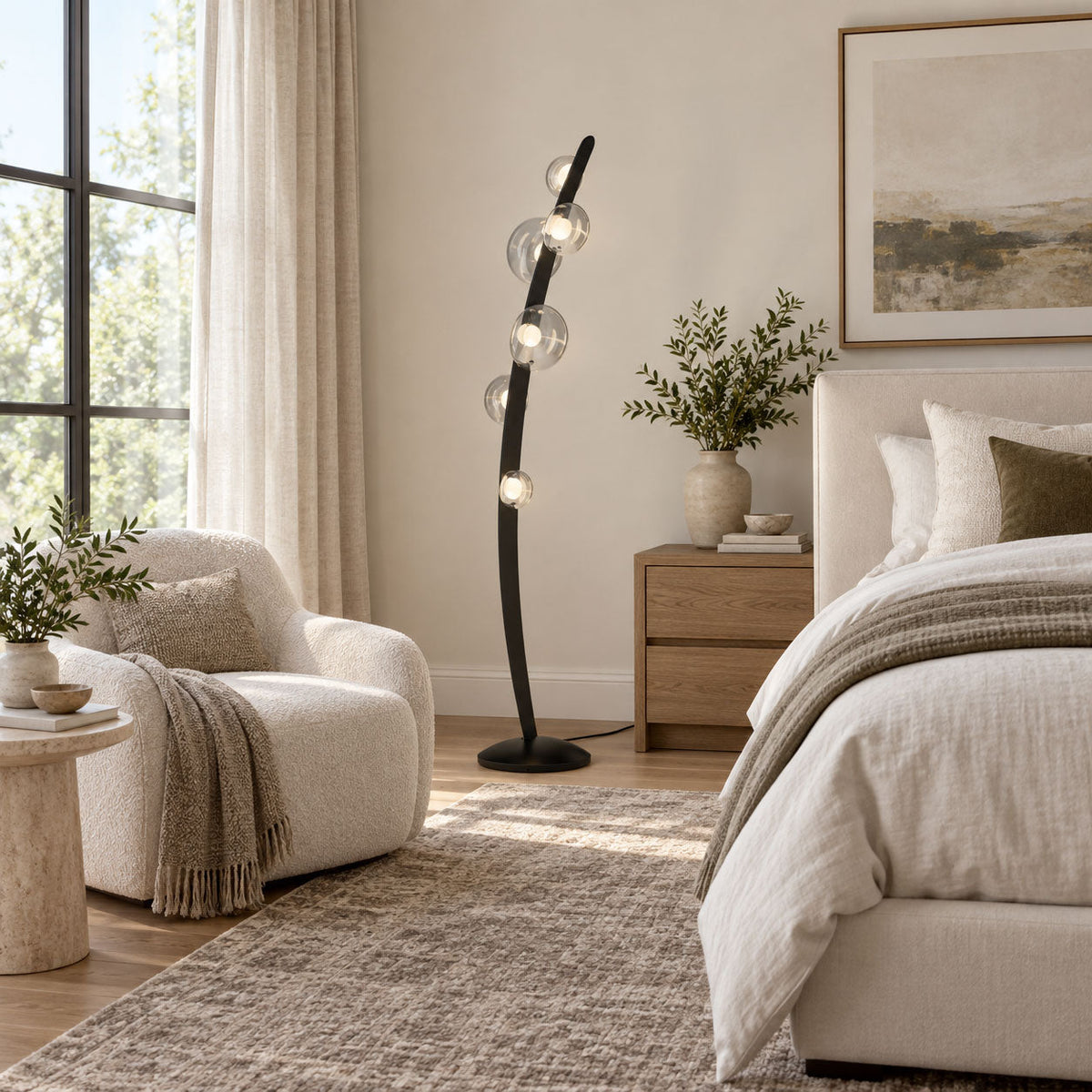Dew Drops LED Floor Lamp