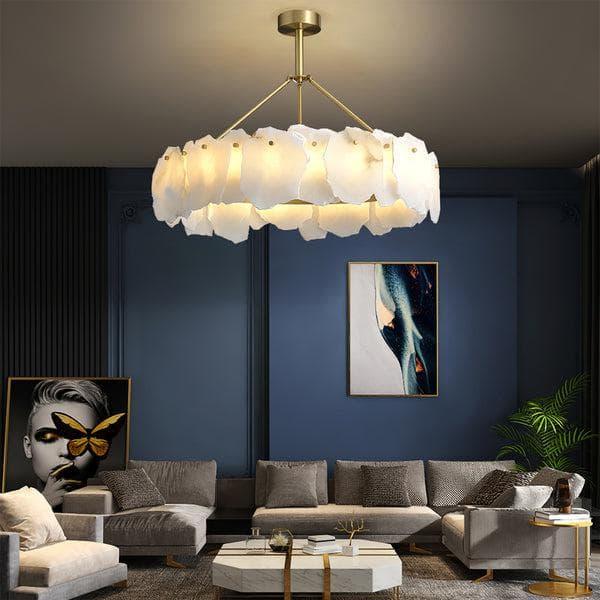 Burton Alabaster Chandelier