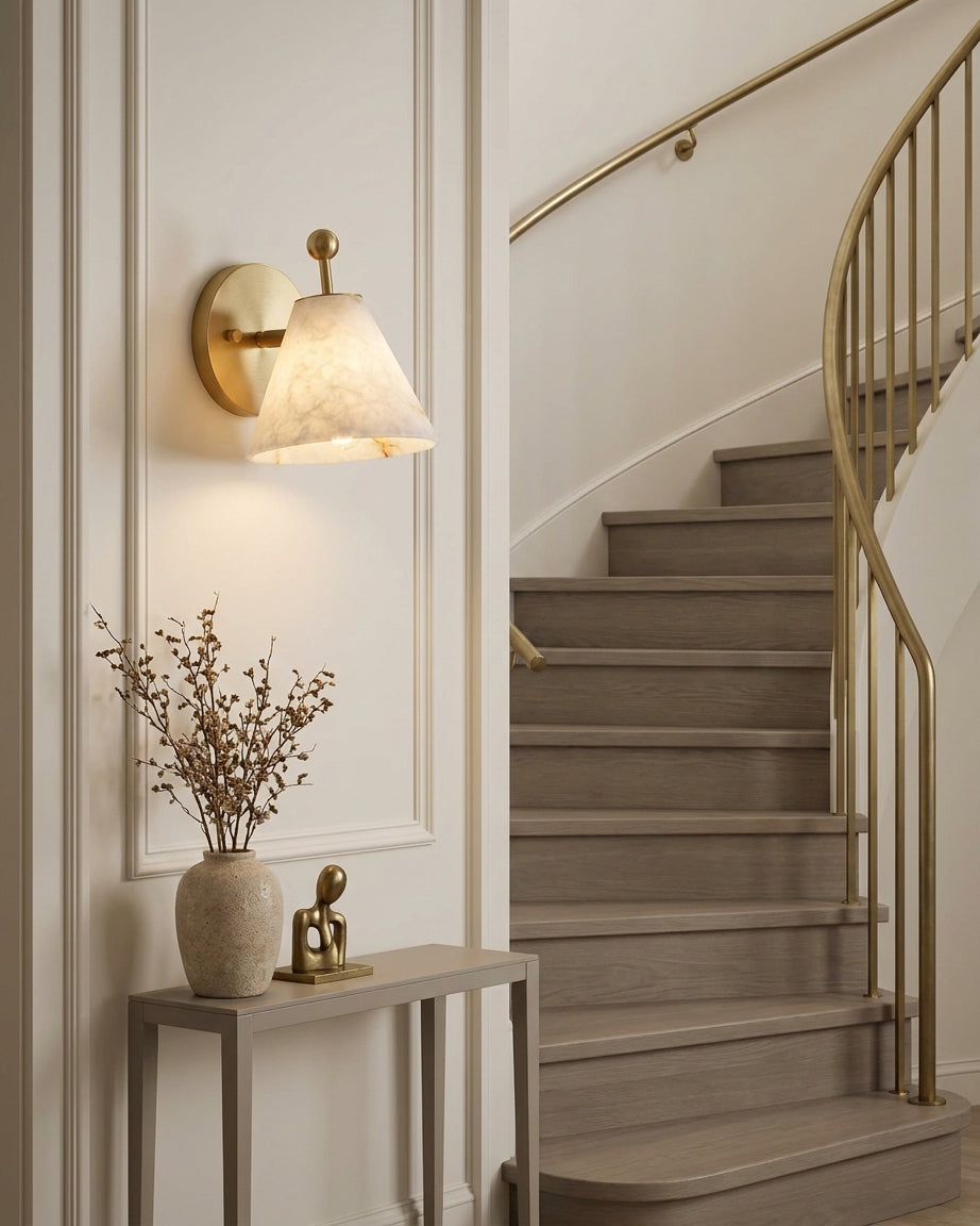 Eiraelle Alabaster Wall Sconce