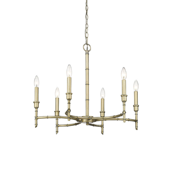 Jetset Vintage Industrial Luxury Brass Chandelier