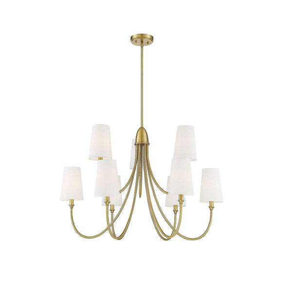 Lumin Vintage Industrial Fabric Chandelier