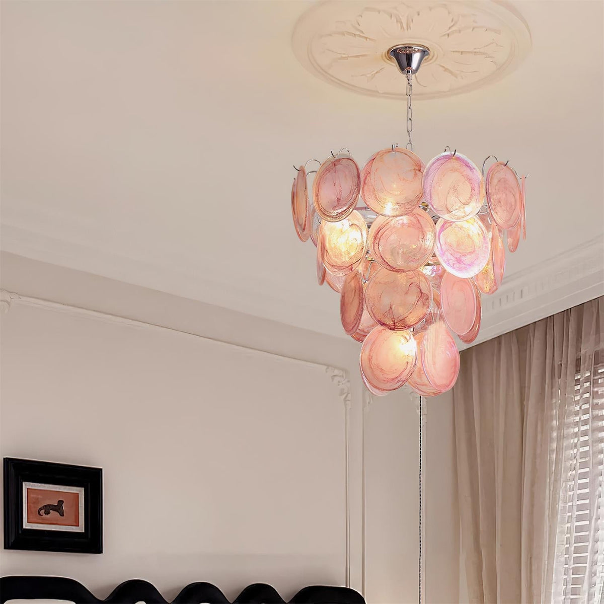 Noctis Elegance Murano Glass Chandelier
