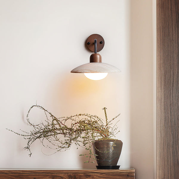 Carolia Travertine Wall Sconce
