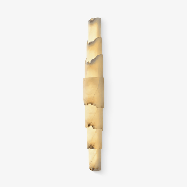 Cascading Alabaster Wall Sconce