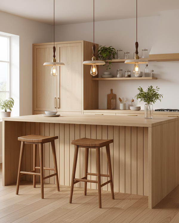 Seruine Travertine Pendant Lamp