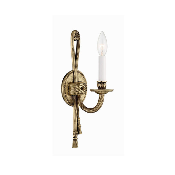 Juno Vintage Industrial Brass Sconce Wall Lamp