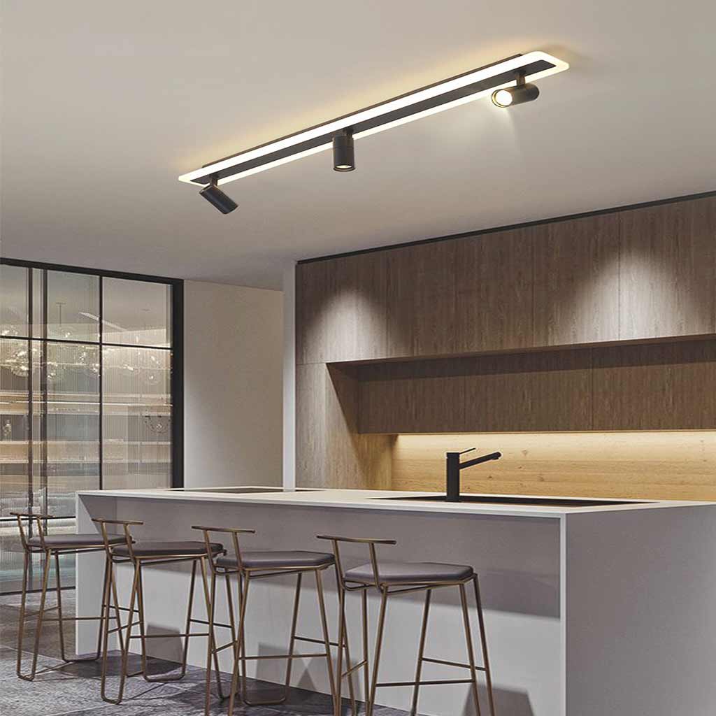 Ceiling Track Light Spotlight Modern Linear LED, 3 Colors