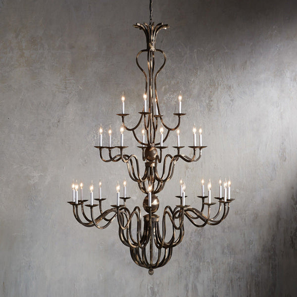 Bolt Vintage Industrial Luxury Bronze Chandelier