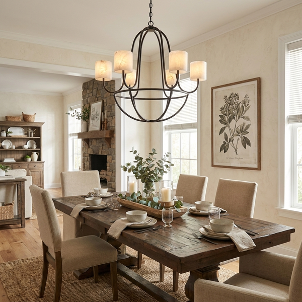 Quenford Alabaster Chandelier