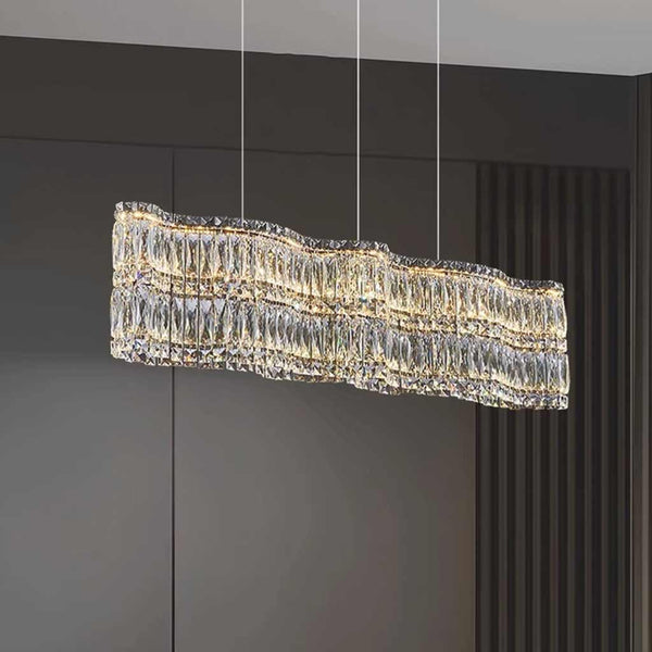 Chandelier Crystal LED Dimmable Round / Rectangle