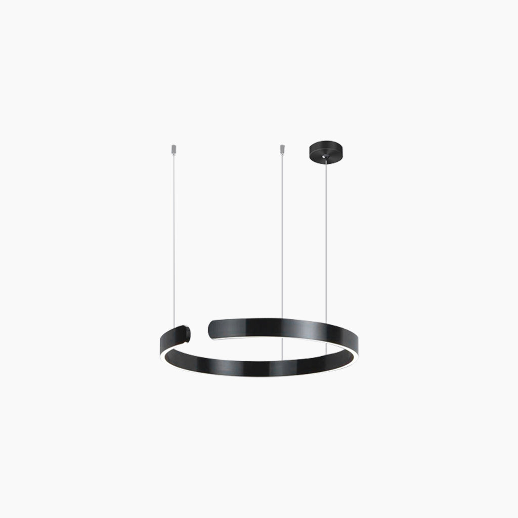 Chandelier Minimalist Stylish Hanging Circular Ring LED, 4 Colors