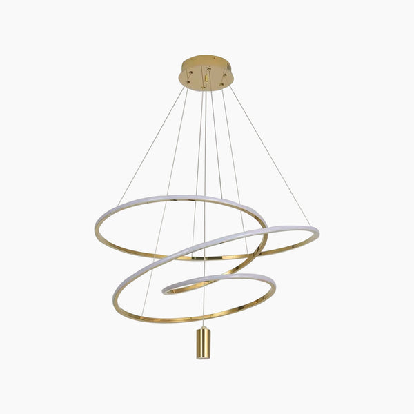 Chandelier Hanging LED Irregular Ring Chic Orbit Circle