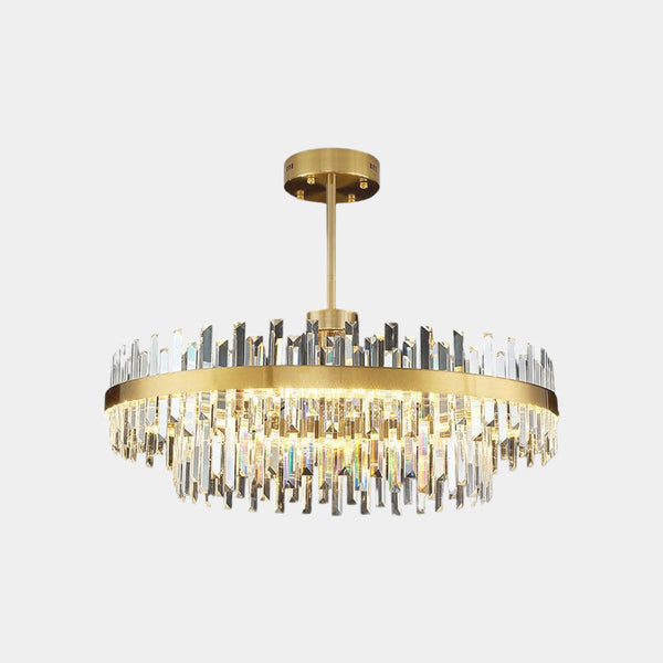 Chandelier Luxurious Crystal LED Gold Round / Oval