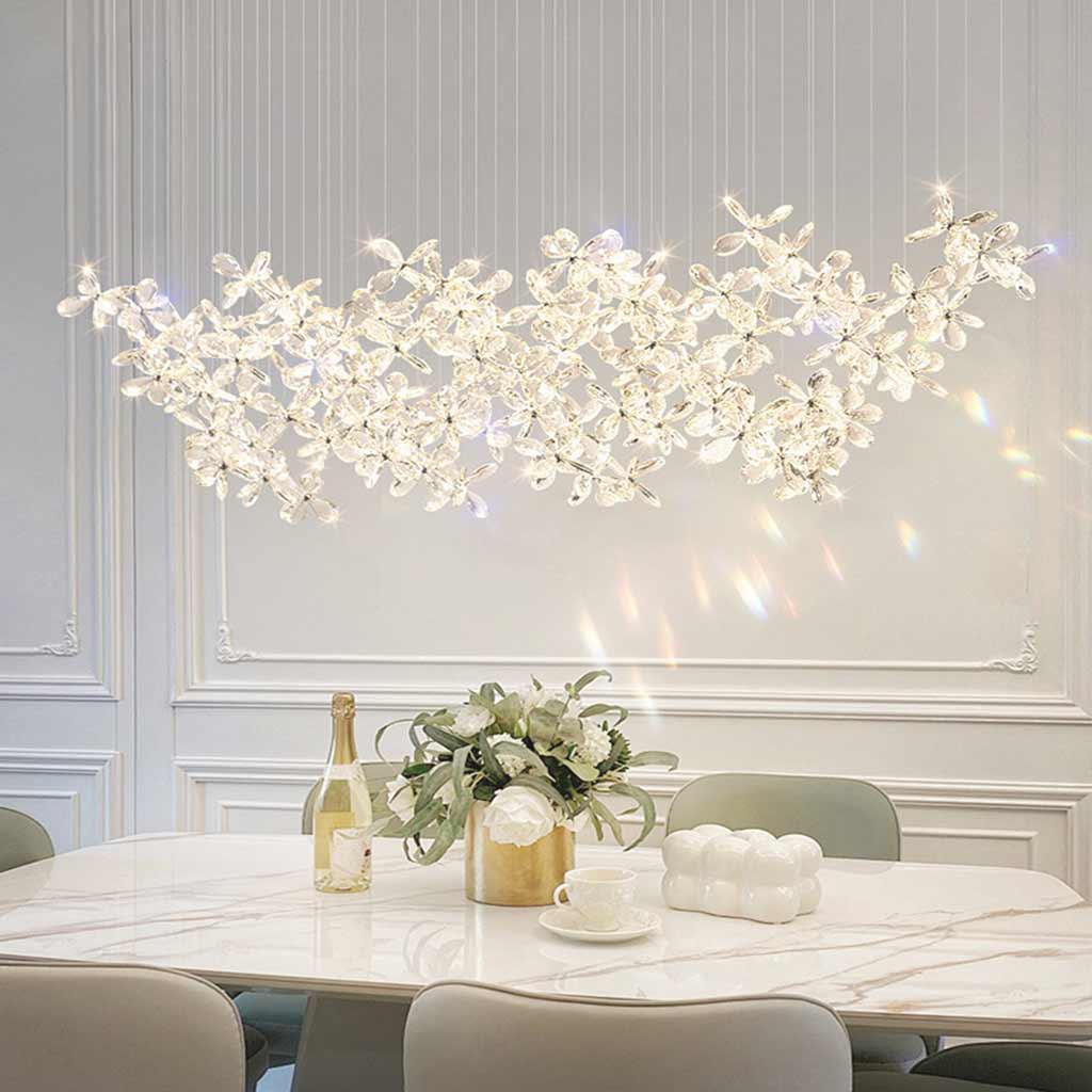 Ceiling Light Chandelier Luxury Crystal Butterfly LED