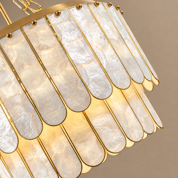 Double Round Shell Chandelier | CLFRT05K