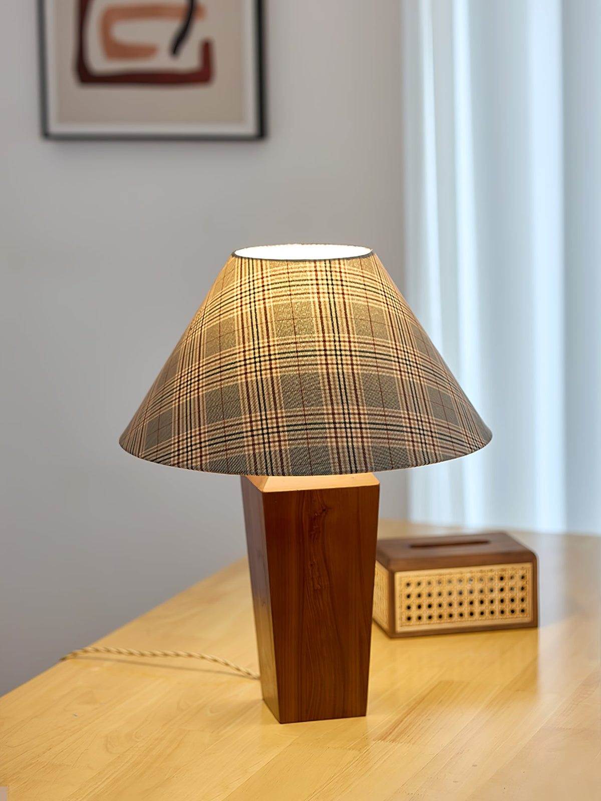 Claremont Plaid Table Lamp