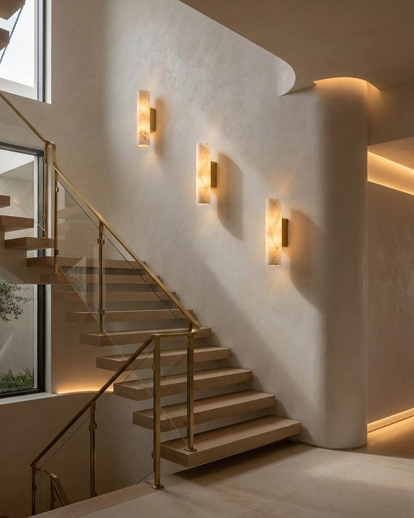 Aveninaya Alabaster Wall Sconce