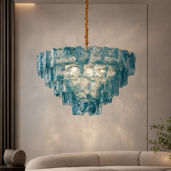 Ambelia Tiered Glass Chandelier
