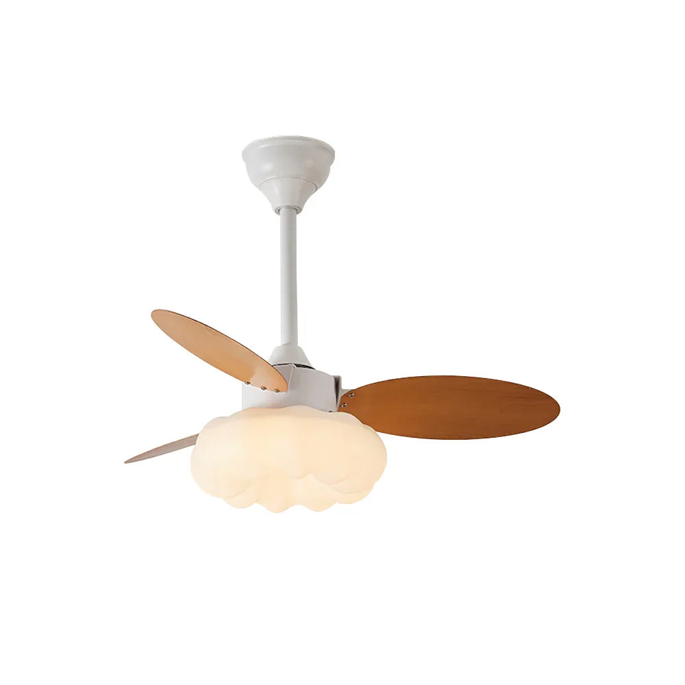 Cloud Cream Ceiling Fan Light