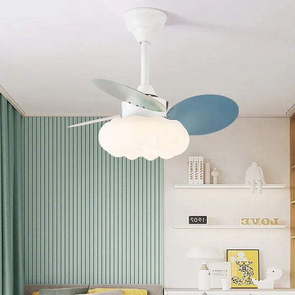 Cloud Cream Ceiling Fan Light
