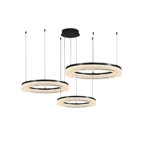 Idyll Round LED Resin Chandelier