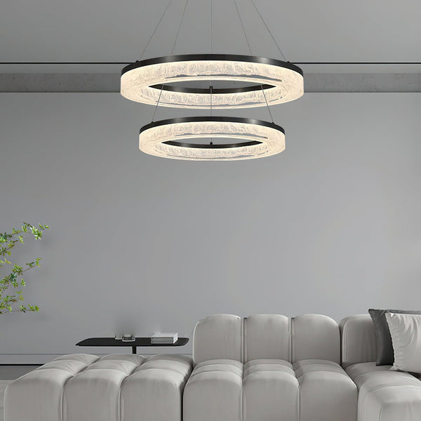 Idyll Round LED Resin Chandelier
