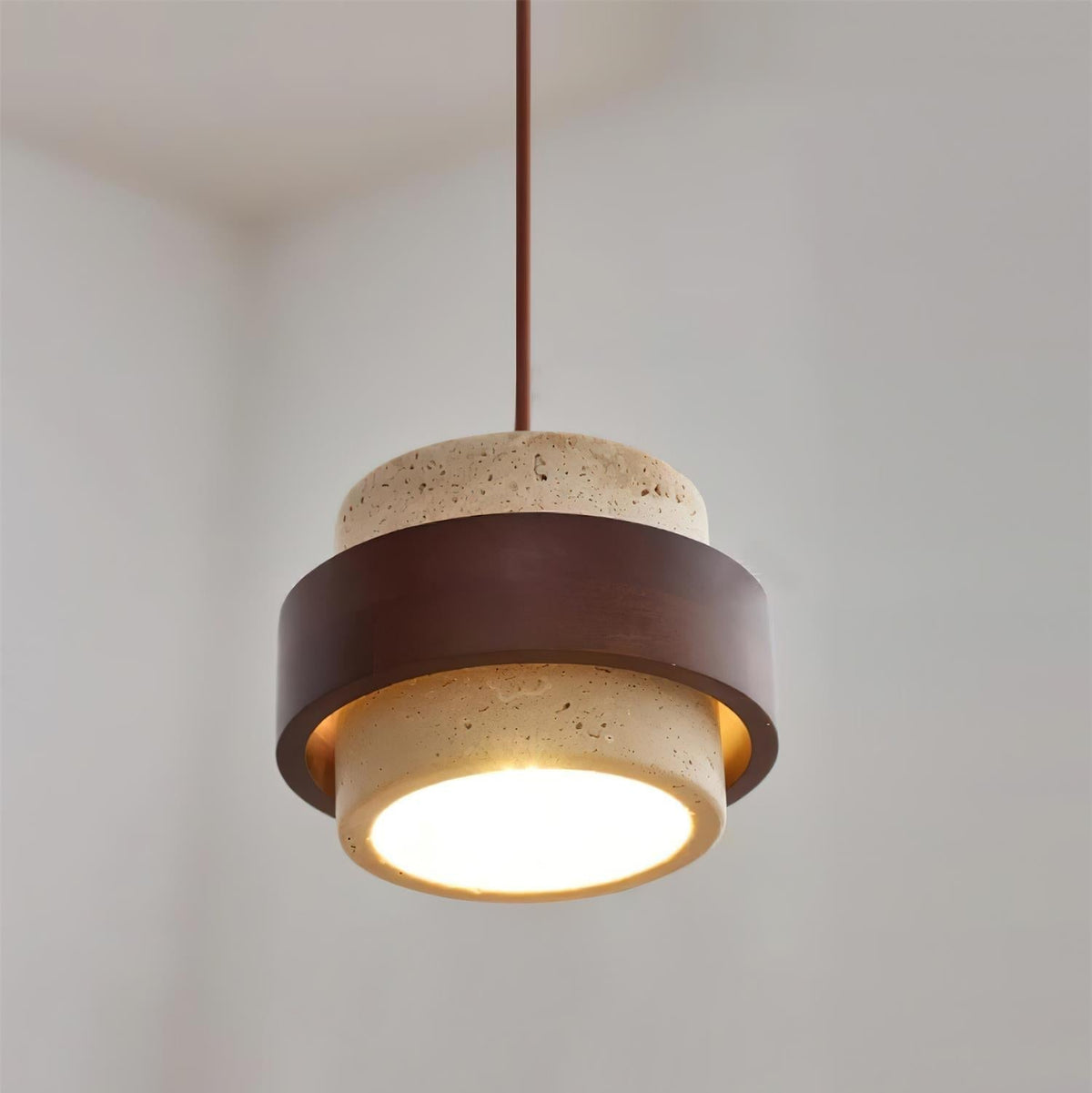 Velora Travertine Pendant Light