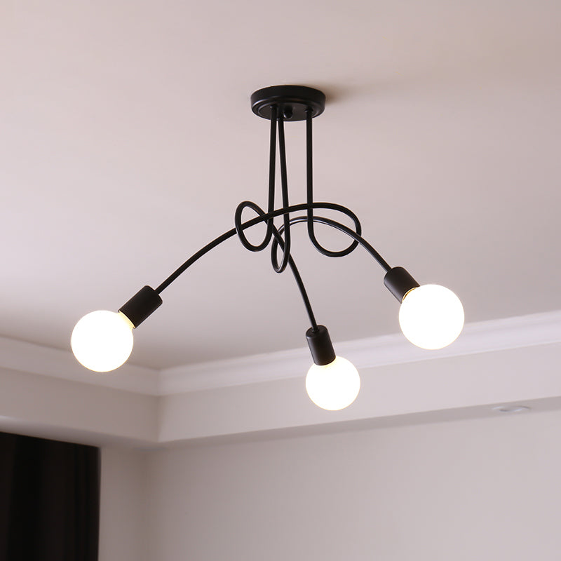 Oasis Art Unique Sputnik Glass Ceiling Lamp
