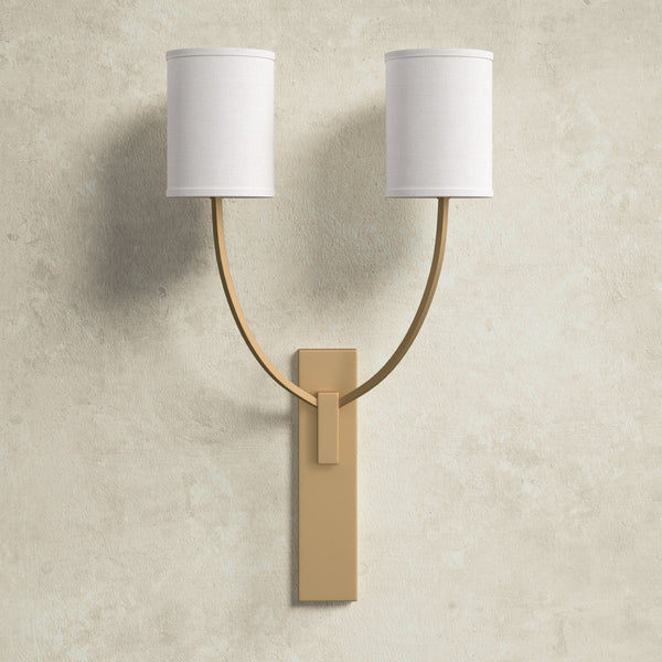 Slate Fabric Wall Lamp