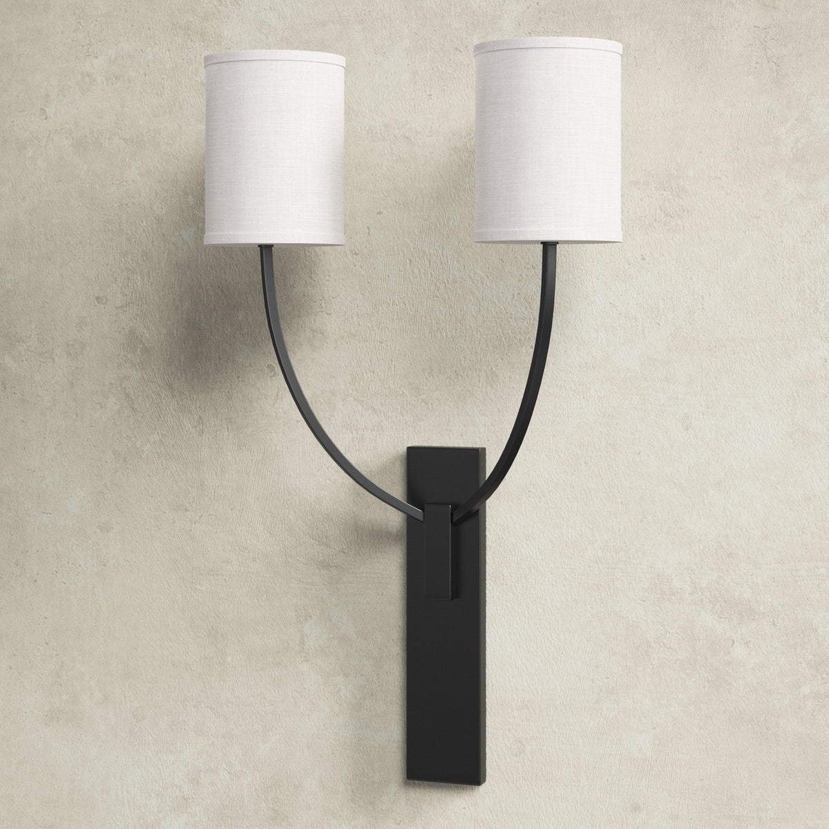 Slate Fabric Wall Lamp