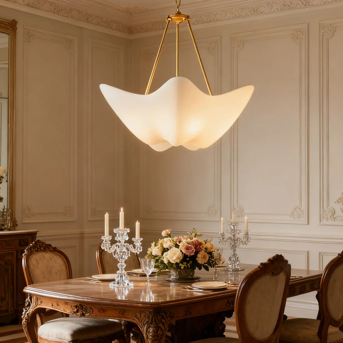 Cosima Plaster Chandelier