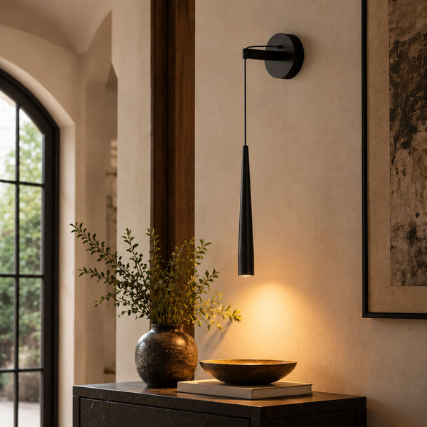Crystal Conical Wall Lamp