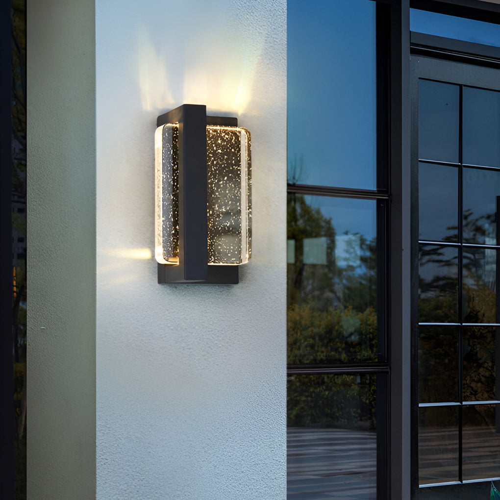 Seliira Creative Modern Crystal Outdoor Wall Lamp