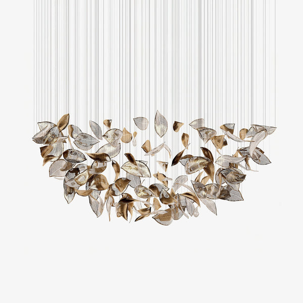 Windswept Leaf Chandelier