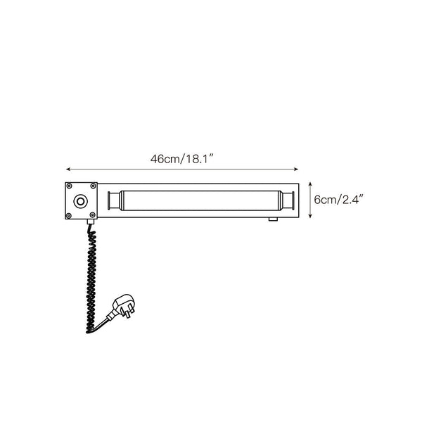 Cutshall Plug-in Wall Lamp
