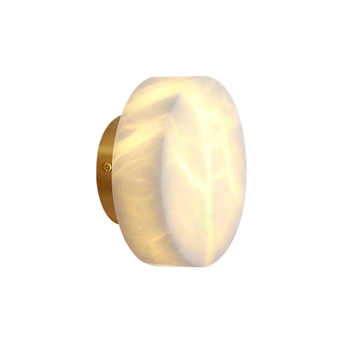 Domino A Cylindrical Alabaster Wall Light
