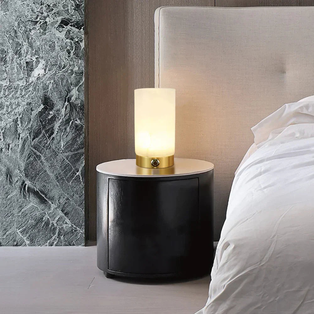 Totem Alabaster Table Lamp