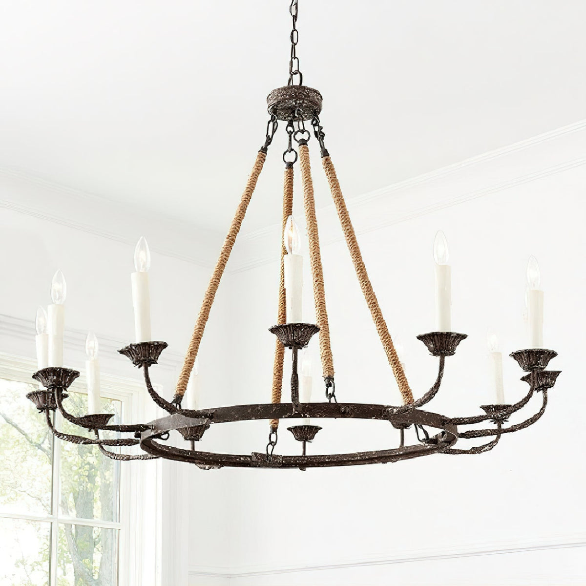 Hush Classic Vintage Industrial Chandelier
