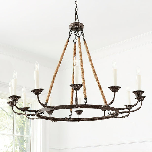 Hush Classic Vintage Industrial Chandelier
