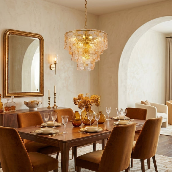 Glass Chandelier