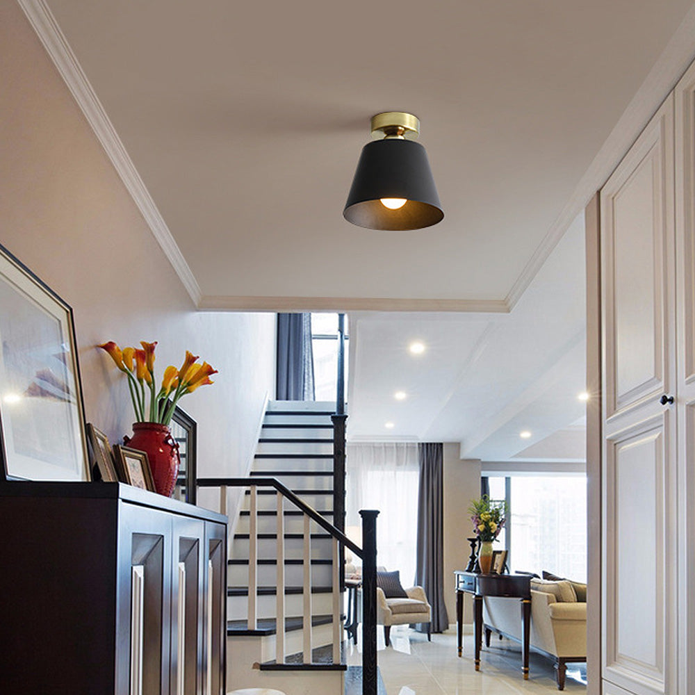 Modern Conical Iron Shape Ceiling Light