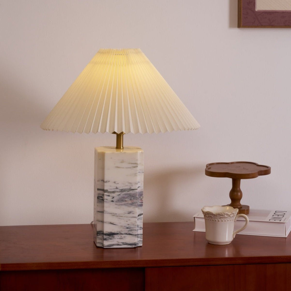 Bianca Marble Table Lamp