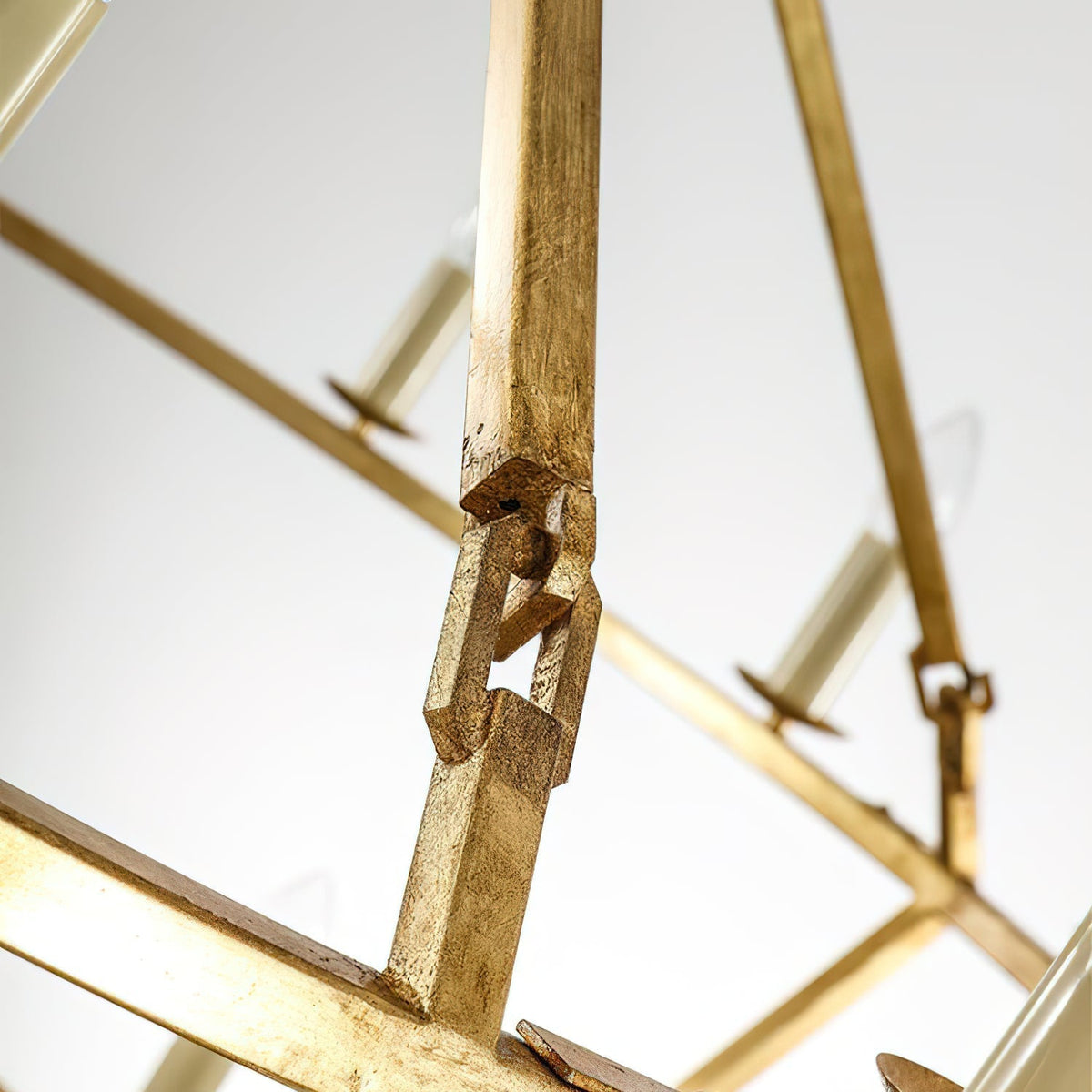 Spark Two-Tiered Ring Plastic Chandelier