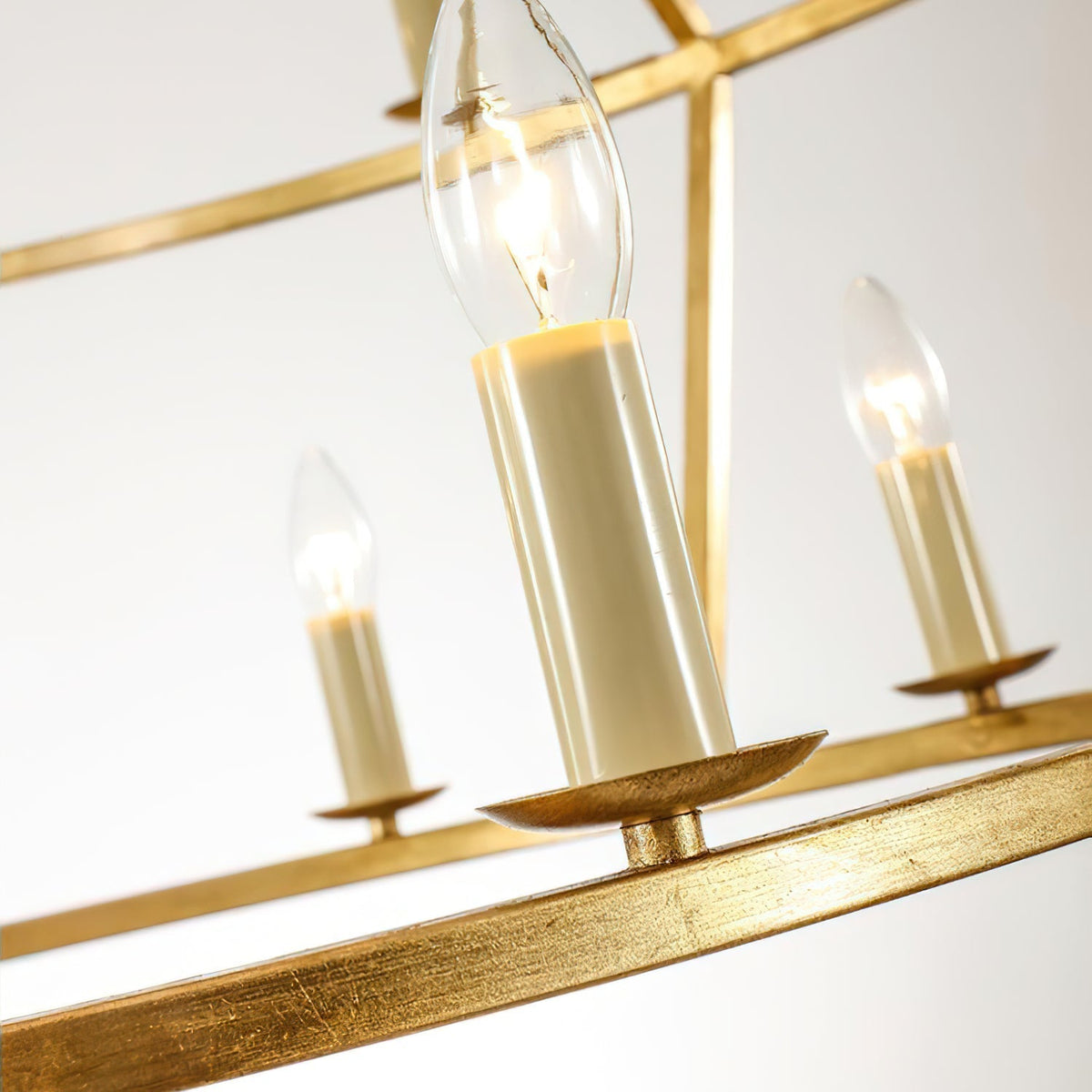 Spark Two-Tiered Ring Plastic Chandelier