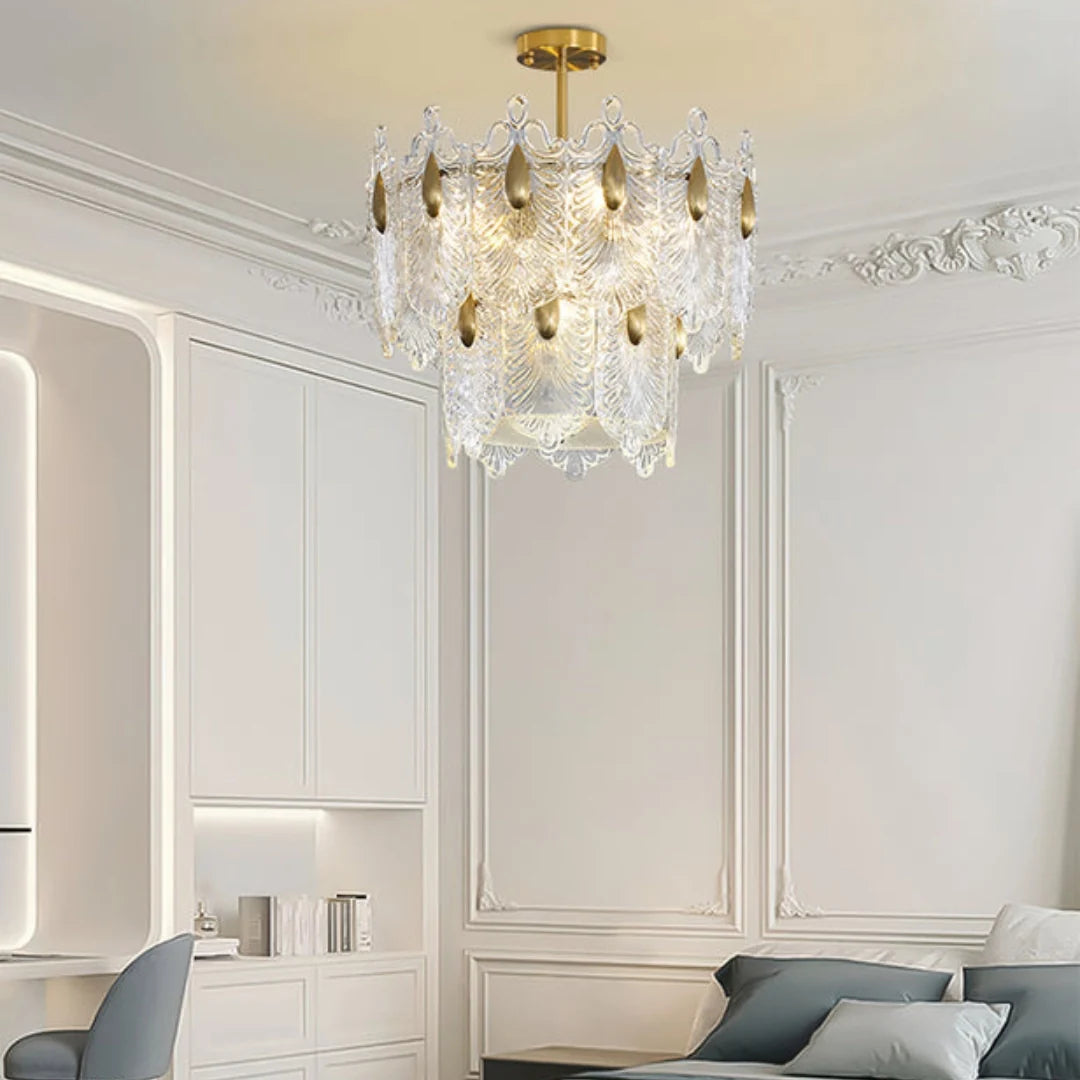 Decazes Texture Glass Chandelier