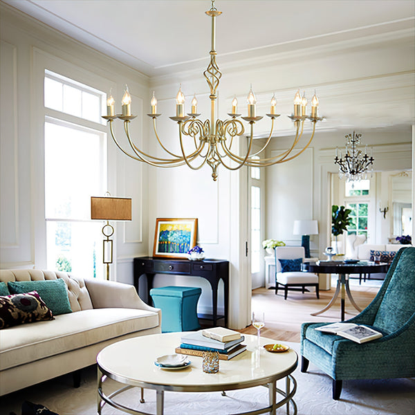 Grace Postmodern Luxury Brass Chandelier