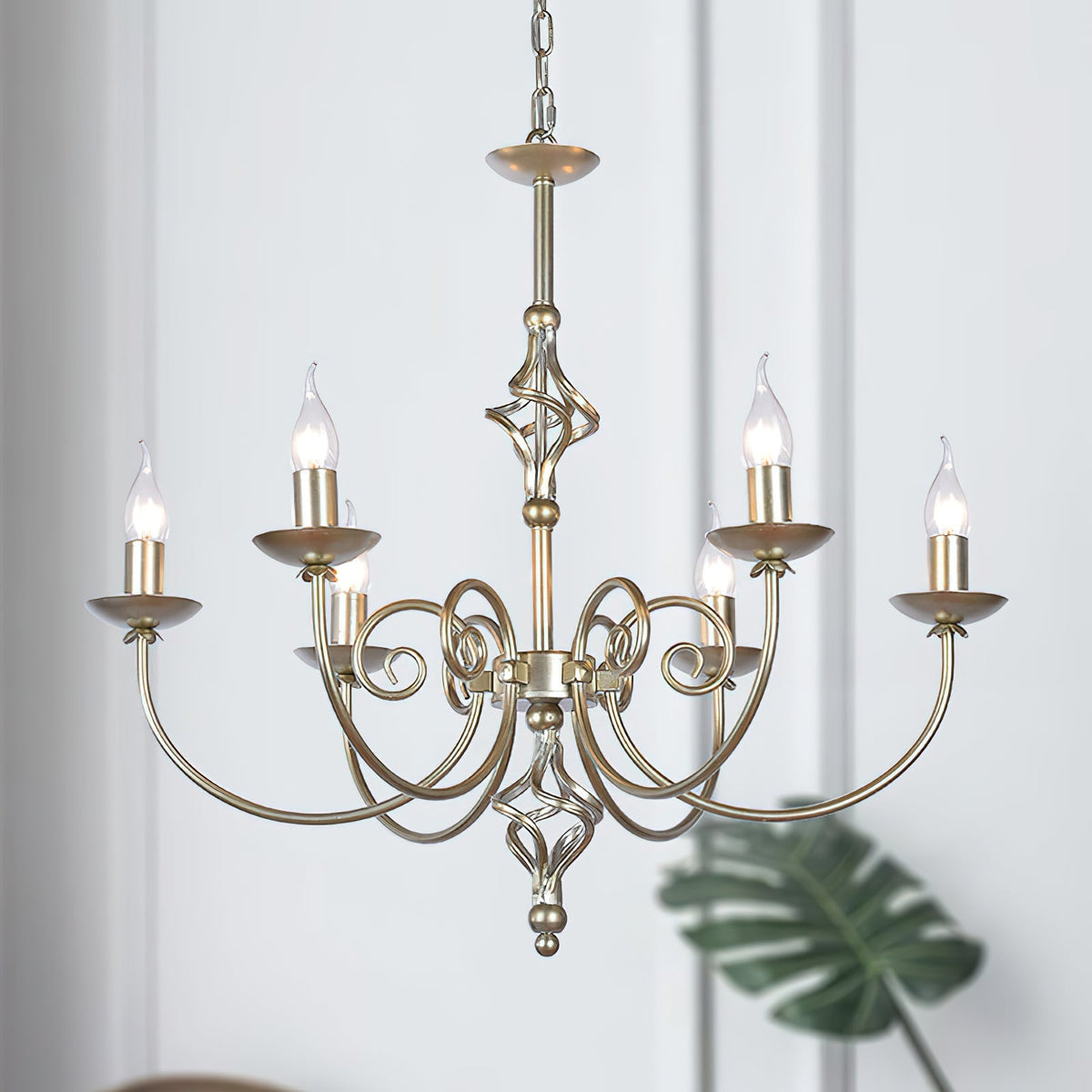 Grace Postmodern Luxury Brass Chandelier